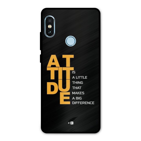 Attitude Difference Metal Back Case for Redmi Note 5 Pro