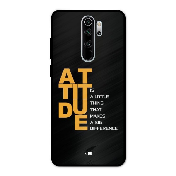 Attitude Difference Metal Back Case for Redmi Note 8 Pro