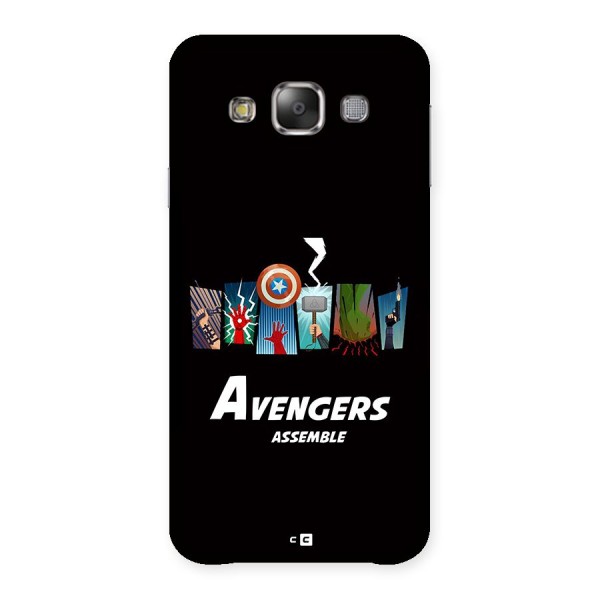 Avengers Assemble Back Case for Galaxy E7