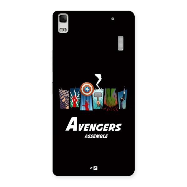 Avengers Assemble Back Case for Lenovo K3 Note