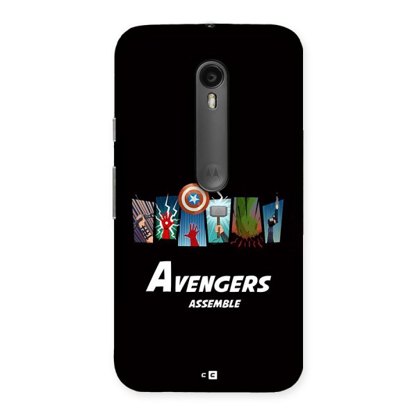 Avengers Assemble Back Case for Moto G3