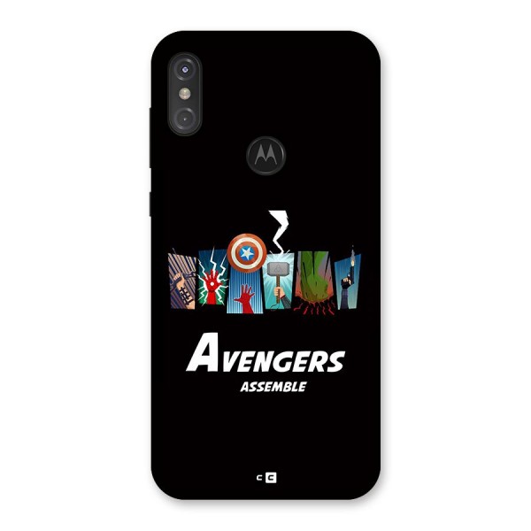 Avengers Assemble Back Case for Motorola One Power
