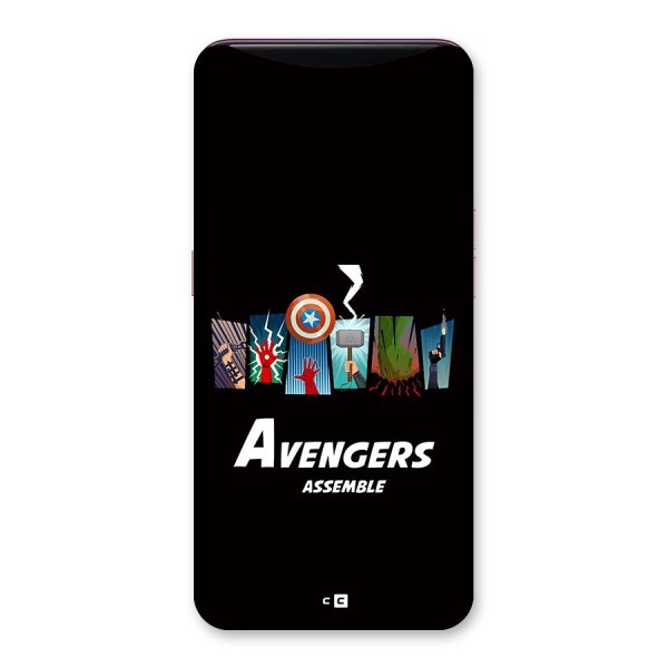 Avengers Assemble Back Case for Oppo Find X