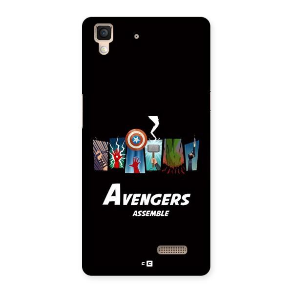 Avengers Assemble Back Case for Oppo R7