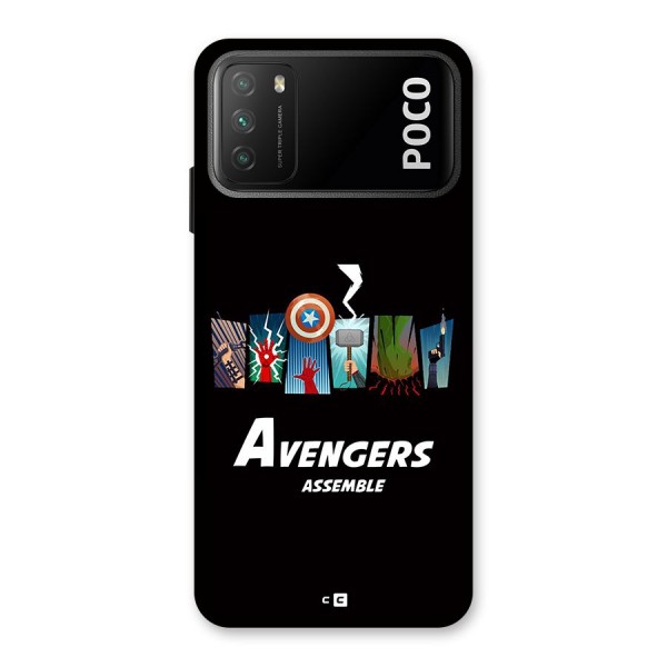 Avengers Assemble Back Case for Poco M3