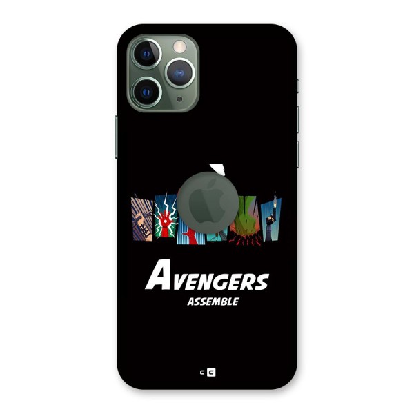 Avengers Assemble Back Case for iPhone 11 Pro Logo Cut