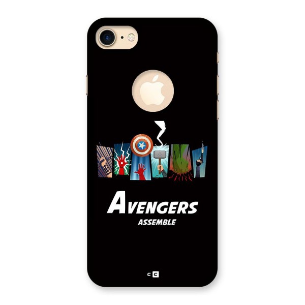 Avengers Assemble Back Case for iPhone 7 Logo Cut