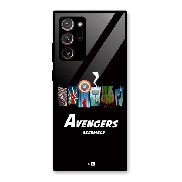 Avengers Assemble Glass Back Case for Galaxy Note 20 Ultra 5G