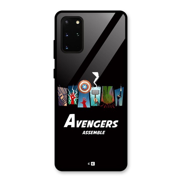 Avengers Assemble Glass Back Case for Galaxy S20 Plus