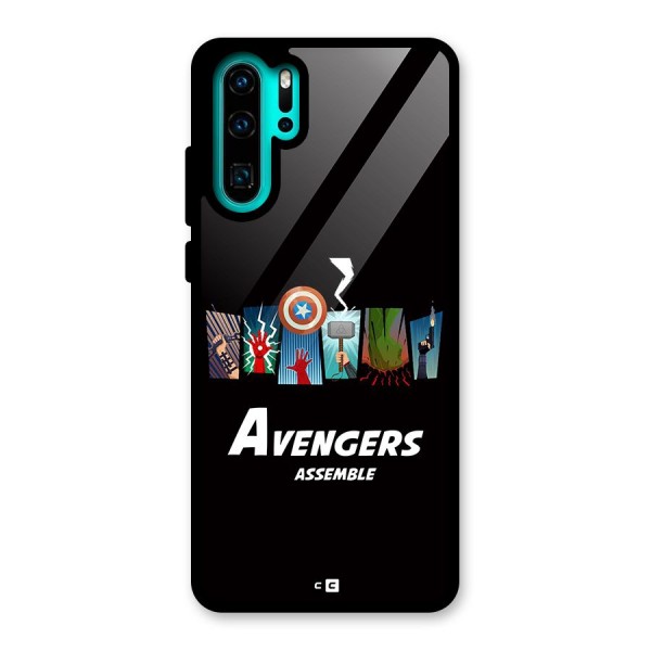 Avengers Assemble Glass Back Case for Huawei P30 Pro