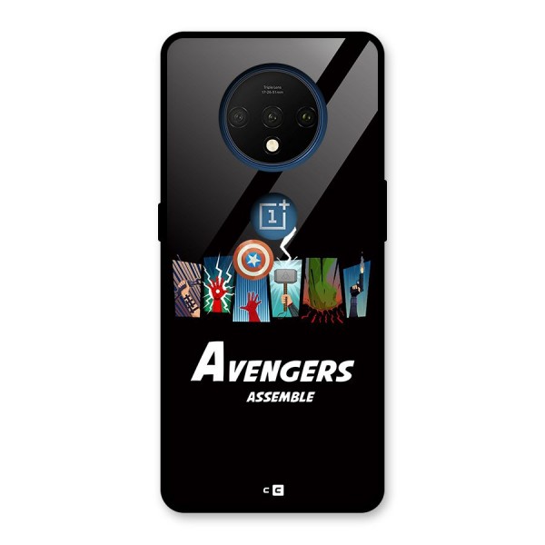 Avengers Assemble Glass Back Case for OnePlus 7T