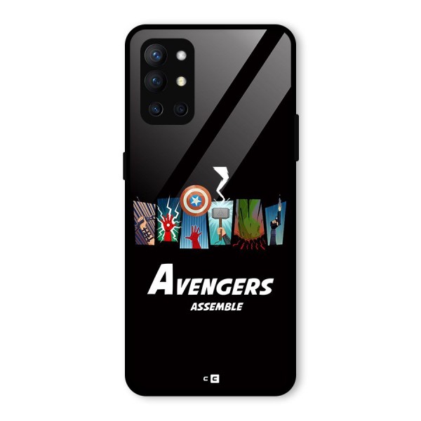 Avengers Assemble Glass Back Case for OnePlus 9R