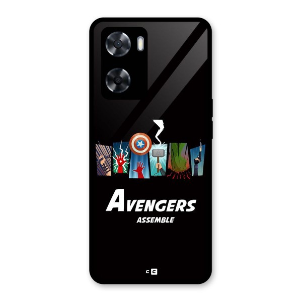 Avengers Assemble Glass Back Case for Oppo A57 2022