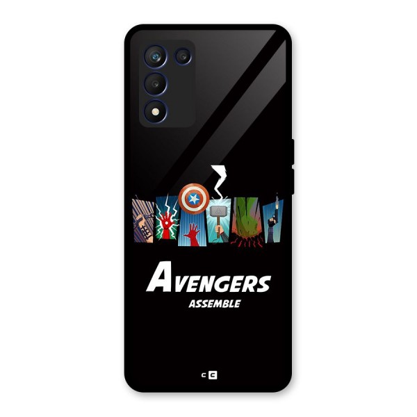 Avengers Assemble Glass Back Case for Realme 9 5G Speed