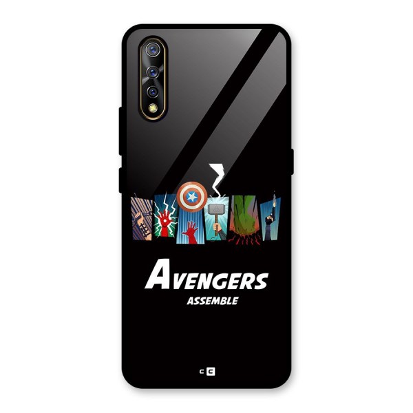Avengers Assemble Glass Back Case for Vivo S1