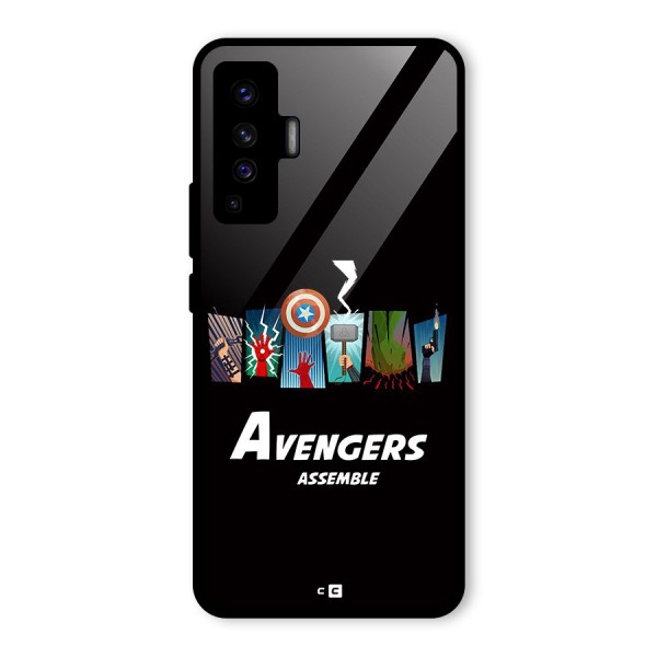 Avengers Assemble Glass Back Case for Vivo X50