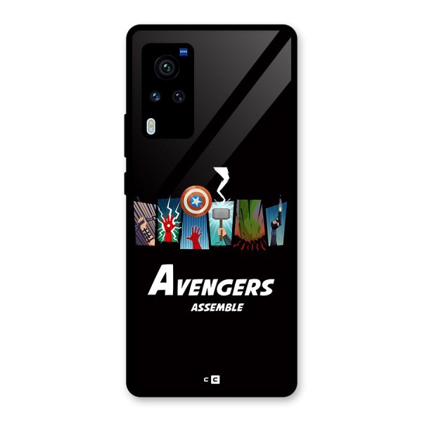 Avengers Assemble Glass Back Case for Vivo X60 Pro