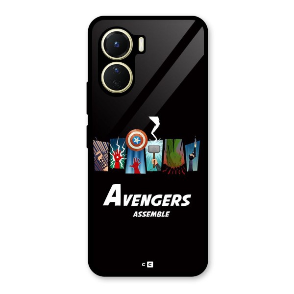 Avengers Assemble Glass Back Case for Vivo Y16