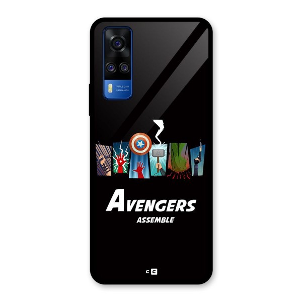 Avengers Assemble Glass Back Case for Vivo Y51A