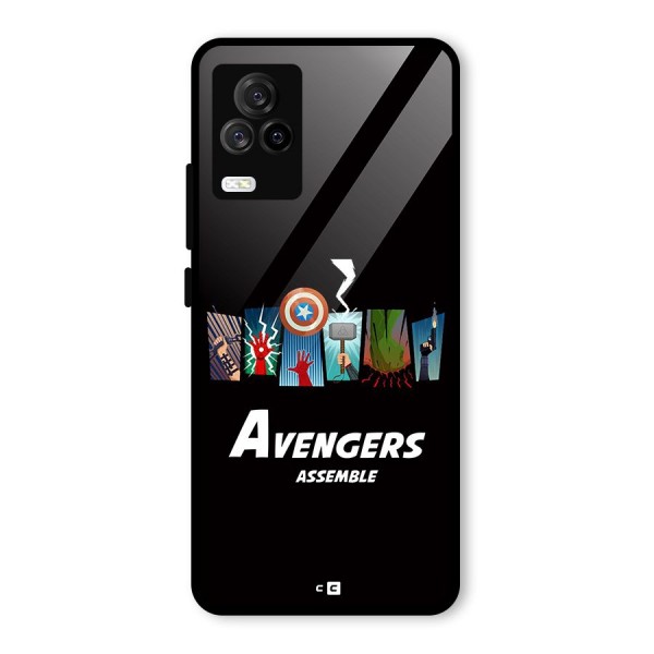 Avengers Assemble Glass Back Case for Vivo iQOO 7 Legend 5G