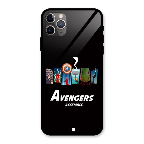 Avengers Assemble Glass Back Case for iPhone 11 Pro Max