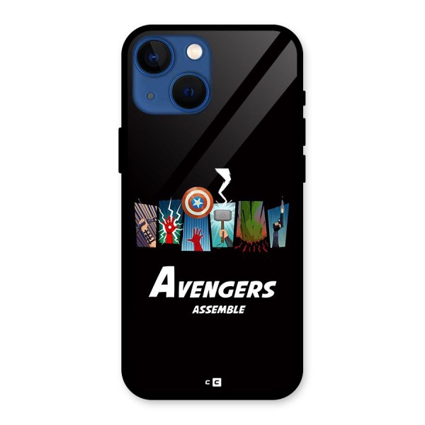 Avengers Assemble Glass Back Case for iPhone 13 Mini