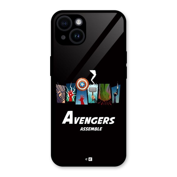 Avengers Assemble Glass Back Case for iPhone 14
