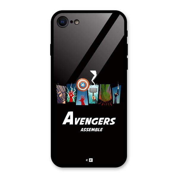 Avengers Assemble Glass Back Case for iPhone SE 2022