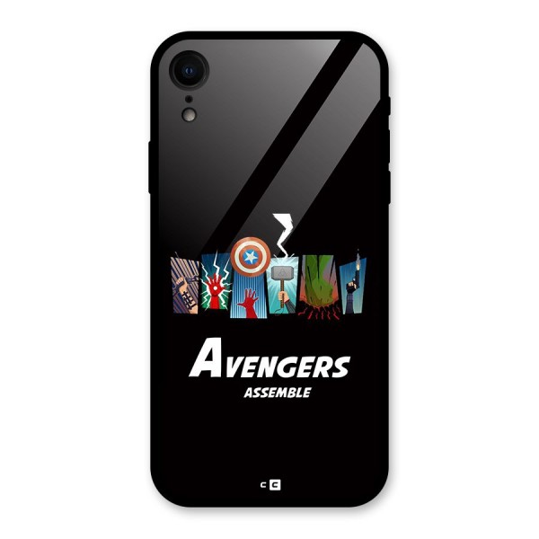Avengers Assemble Glass Back Case for iPhone XR