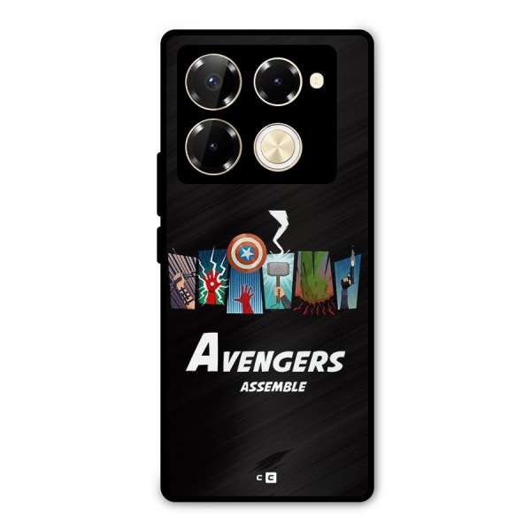 Avengers Assemble Metal Back Case for Infinix Note 40 Pro Plus