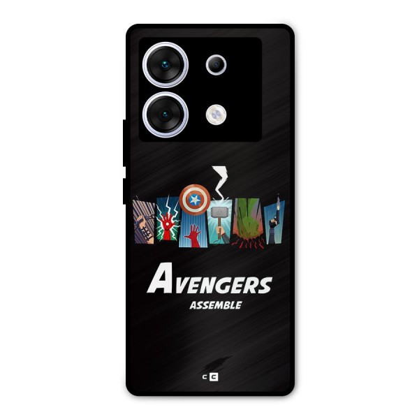 Avengers Assemble Metal Back Case for Infinix Zero 30 5G
