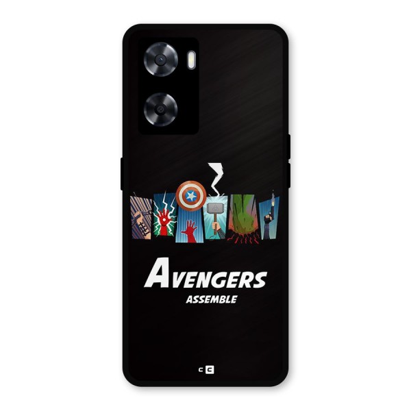 Avengers Assemble Metal Back Case for Oppo A57 2022