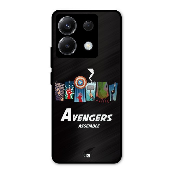 Avengers Assemble Metal Back Case for Poco X6