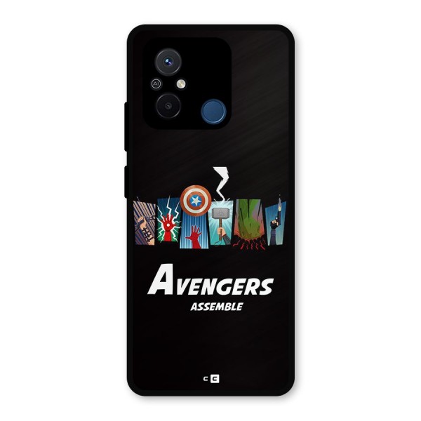 Avengers Assemble Metal Back Case for Redmi 12C