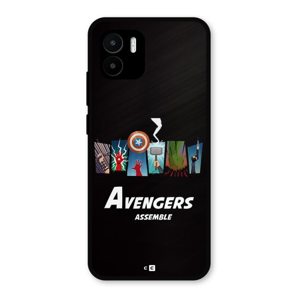 Avengers Assemble Metal Back Case for Redmi A1