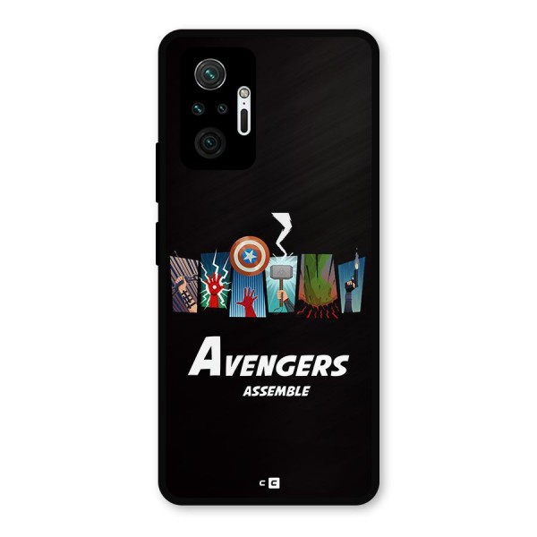 Avengers Assemble Metal Back Case for Redmi Note 10 Pro