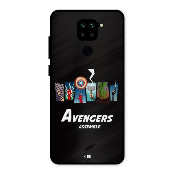 Avengers Assemble Metal Back Case for Redmi Note 9