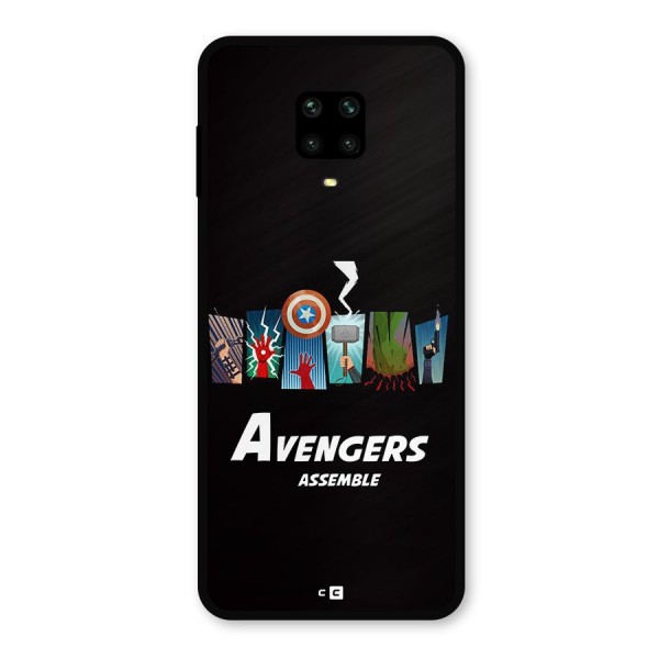 Avengers Assemble Metal Back Case for Redmi Note 9 Pro Max