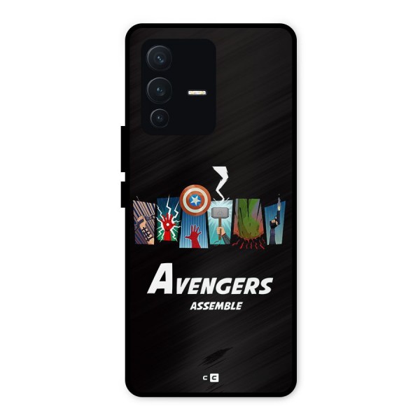 Avengers Assemble Metal Back Case for Vivo V23 5G