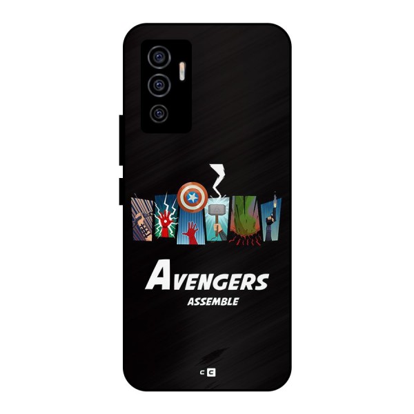 Avengers Assemble Metal Back Case for Vivo V23e