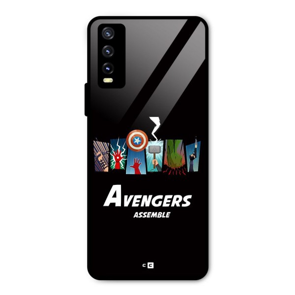 Avengers Assemble Metal Back Case for Vivo Y20i