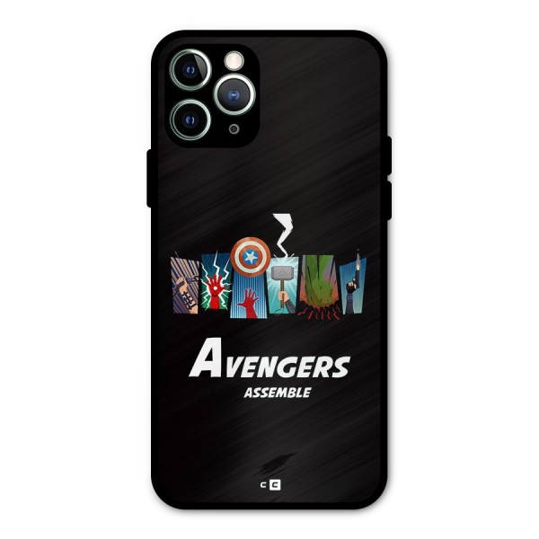 Avengers Assemble Metal Back Case for iPhone 11 Pro Max