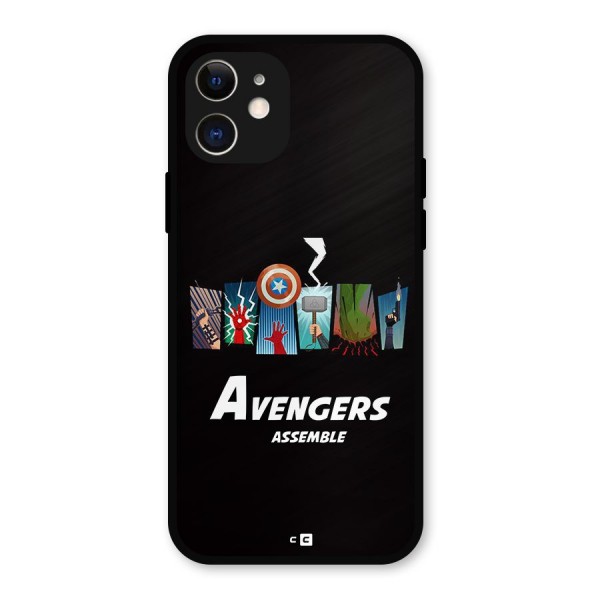 Avengers Assemble Metal Back Case for iPhone 12
