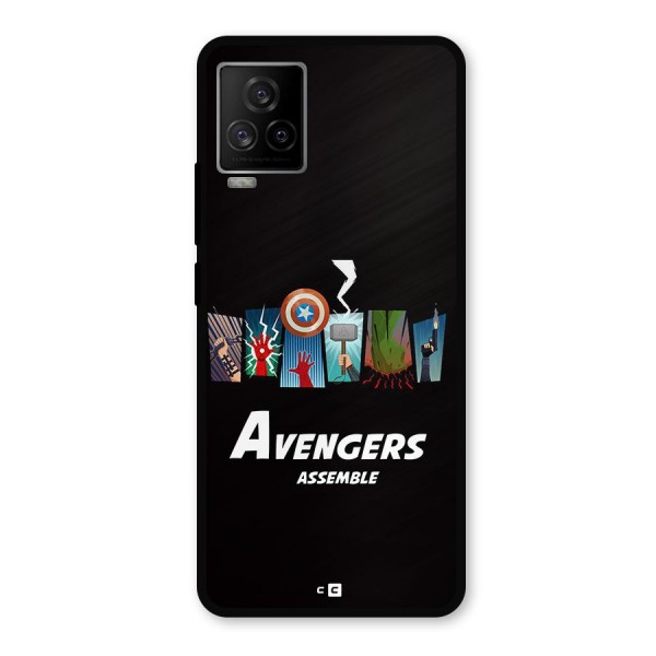 Avengers Assemble Metal Back Case for iQOO 7 Legend 5G