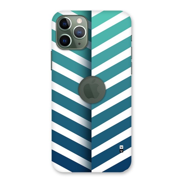 Awesome Angular Stripes Back Case for iPhone 11 Pro Logo Cut