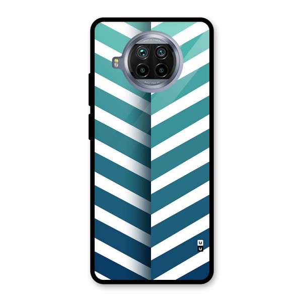Awesome Angular Stripes Glass Back Case for Mi 10i