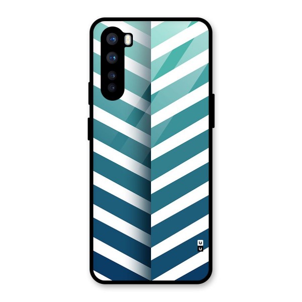 Awesome Angular Stripes Glass Back Case for OnePlus Nord