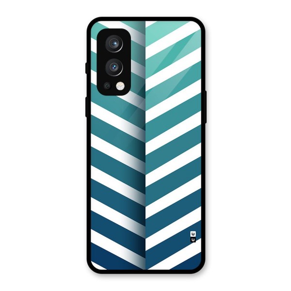Awesome Angular Stripes Glass Back Case for OnePlus Nord 2 5G