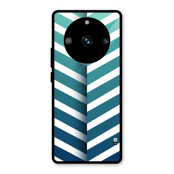 Awesome Angular Stripes Glass Back Case for Realme 11 Pro