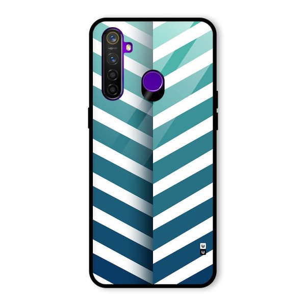 Awesome Angular Stripes Glass Back Case for Realme 5 Pro